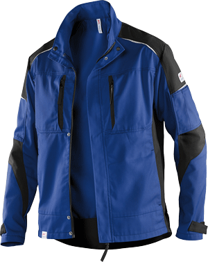 Kübler Arbeitsjacke "Activiq" Kornblumenblau / Schwarz