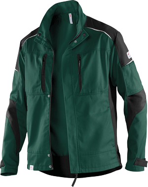 Kübler Arbeitsjacke "Activiq" Moosgrün / Schwarz