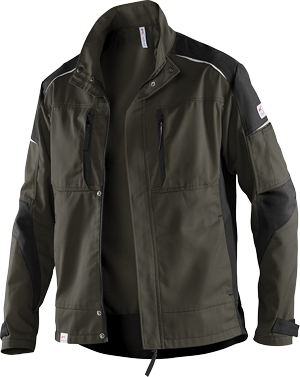 Kübler Arbeitsjacke "Activiq" Oliv / Schwarz