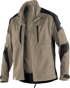 Kübler Arbeitsjacke "Activiq" Sandbraun / Schwarz