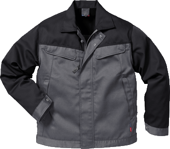 Kansas Arbeitsjacke "Icon Two" Grau / Schwarz