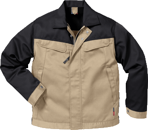 Kansas Arbeitsjacke "Icon Two" Khaki / Schwarz