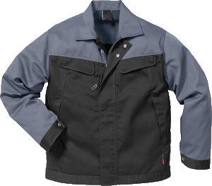 Kansas Arbeitsjacke "Icon Two" Schwarz / Grau