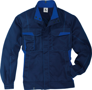 Kübler Arbeitsjacke "Image" Dunkelblau / Kornblumenblau