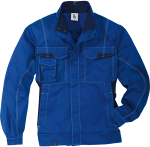 Kübler Arbeitsjacke "Image" Kornblumenblau/Dunkelblau