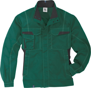 Kübler Arbeitsjacke "Image" Moosgrün / Anthrazit