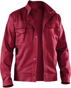 Kübler Arbeitsjacke "Organiq" Bordeauxrot