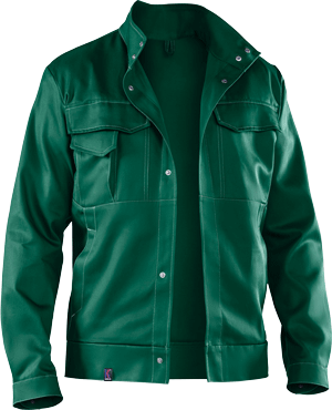 Kübler Arbeitsjacke "Organiq" Moosgrün