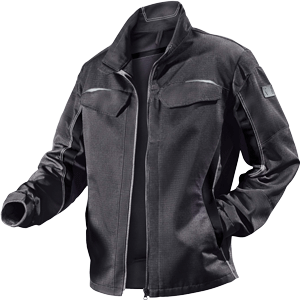 Kübler Arbeitsjacke "Pulsschlag" Anthrazit / Schwarz
