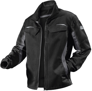 Kübler Arbeitsjacke "Pulsschlag" Schwarz / Anthrazit