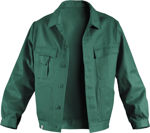 Kübler Arbeitsjacke "Quality" Blousonform Moosgrün