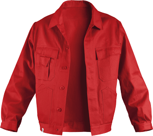 Kübler Arbeitsjacke "Quality" Blousonform Mittelrot