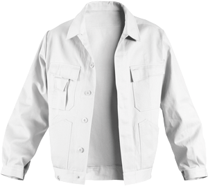 Kübler Arbeitsjacke "Quality" Blousonform Weiß