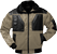 Pilotjacke 4 in 1 Beige / Schwarz