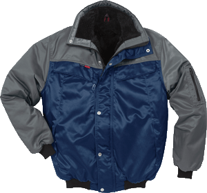 Kansas Pilotjacke Icon Two Marine / Grau
