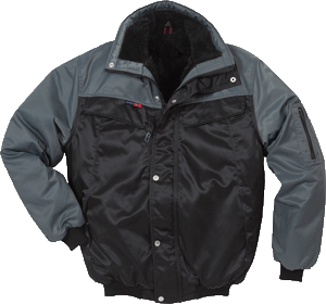 Kansas Pilotjacke Icon Two Schwarz / Grau