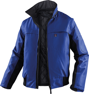 Kübler Pilotjacke "Inno Plus" Kornblumenblau / Schwarz