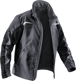 Softshelljacke "Pulsschlag" Anthrazit / Schwarz