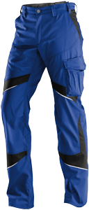 Kübler Arbeitsbundhose "Activiq" Kornblumenblau / Schwarz