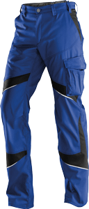 Kübler Damen - Arbeitsbundhose "Activiq" Kornblumenblau / Schwarz