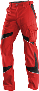 Kübler Arbeitsbundhose "Activiq" Rot / Schwarz