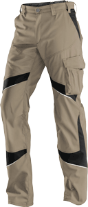 Kübler Arbeitsbundhose "Activiq" Sandbraun / Schwarz