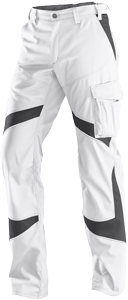 Kübler Damen - Arbeitsbundhose "Activiq" Weiß / Anthrazit