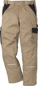 Kansas Arbeitsbundhose "Icon Two" Khaki / Schwarz