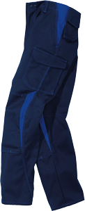 Kübler Arbeitsbundhose "Image" New Design Dunkelblau / Kornblumenblau