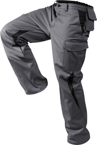 Kübler Arbeitsbundhose "Image" New Design Light Anthrazit / Schwarz