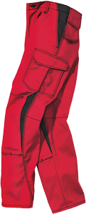 Kübler Arbeitsbundhose "Image" New Design Rot / Schwarz