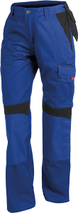 Kübler Abeitsbundhose für Damen "Inno Plus" Kornblumenblau / Schwarz