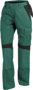 übler Abeitsbundhose für Damen "Inno Plus" Moosgrün / Schwarz