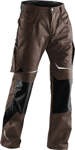 Kübler Arbeitsbundhose "Pulsschlag" Braun / Schwarz