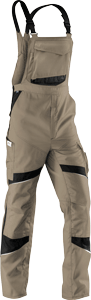 Kübler Arbeitslatzhose "Activiq" Sandbraun / Schwarz