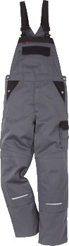 Kansas Arbeitslatzhose "Icon Two" Grau / Schwarz