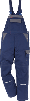 Kansas Arbeitslatzhose "Icon Two" Marine / Grau
