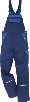 Kansas Arbeitslatzhose "Icon Two" Marine / Königsblau