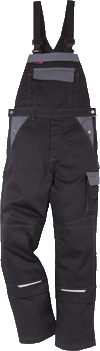 Kansas Arbeitslatzhose "Icon Two" Schwarz / Grau