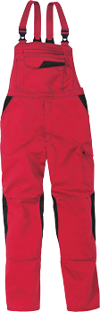 Kübler Arbeitslatzhose "Image" New Design Mittelrot / Schwarz