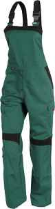 Kübler Abeitslatzhose für Damen "Inno Plus" Moosgrün / Schwarz