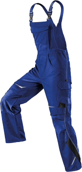 Kübler Arbeitslatzhose "Pulsschlag" Kobaltblau / Schwarz