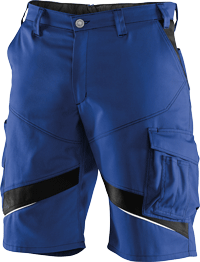Kübler Arbeitsshorts "Activiq" Kornblumenblau / Schwarz