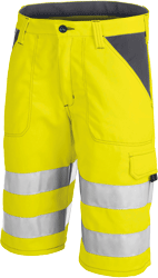 Kübler Warnshorts High Vis Inno Plus Warngelb / Anthrazit