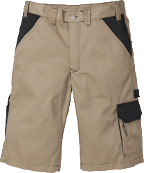 Kansas Arbeitsshorts "Icon Two Luxe" Khaki / Schwarz