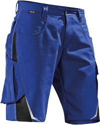 Kübler Arbeitsshorts "Pulsschlag" Kornblumenblau / Schwarz